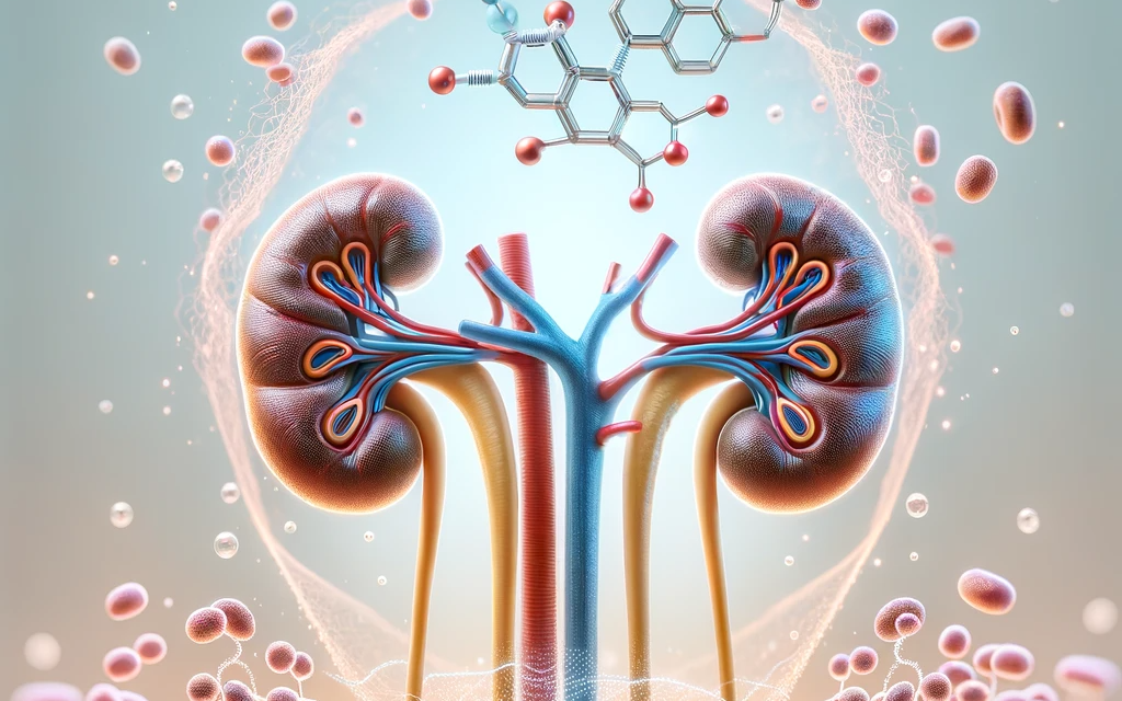 how does vasopressin affect blood pressure and kidney function?