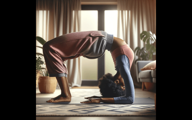 bridge pose exercise yoga