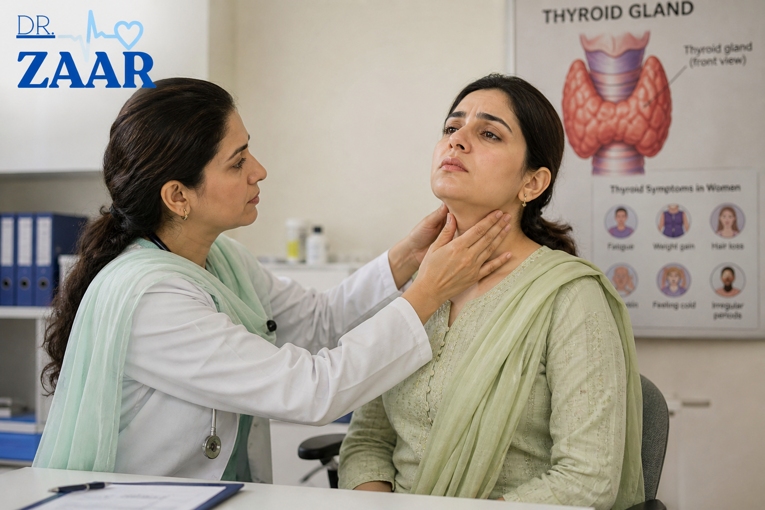 Symptoms of thyroid in female