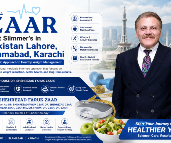 Best Slimmer’s in Pakistan Lahore, Islamabad, Karachi - DR. SHEHREZAD FARUK ZAAR’s Scientific Approach to Healthy Weight Management