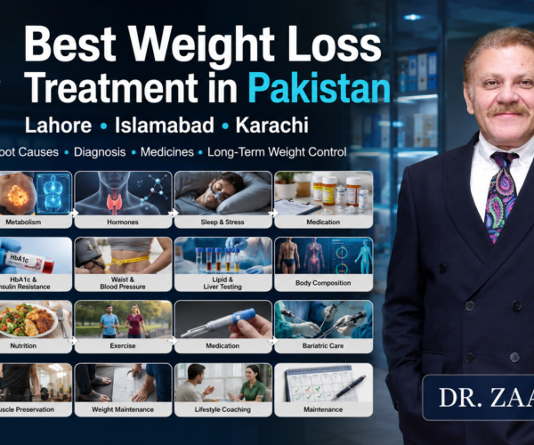 Best Weight Loss Treatment in Pakistan, Lahore, Islamabad and Karachi, Guide to Root Causes, Diagnosis, Medicines and Long-Term Weight Control