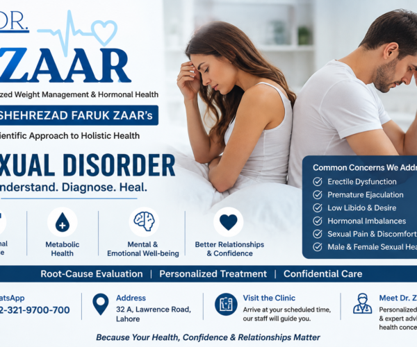 Sexual Disorders, Understanding Causes, Symptoms, Diagnosis, and Personalized Treatment https://drzaar.com/