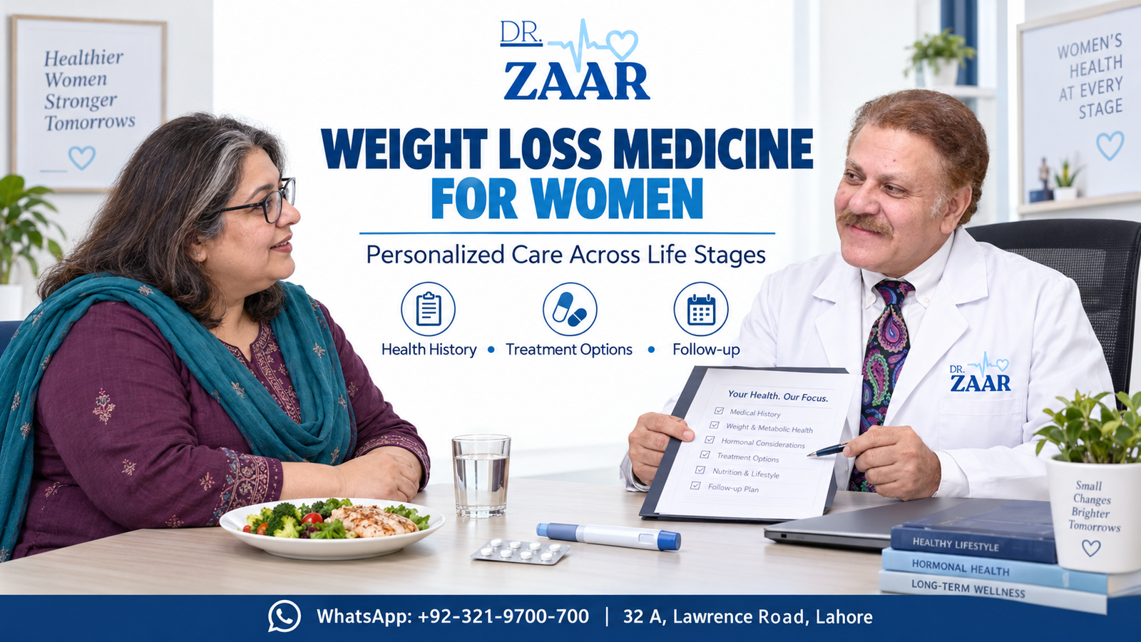 Weight Loss Medicine for Female Patients, Treatment Choices, Hormonal Concerns and Long-Term Health Dr. Zaar