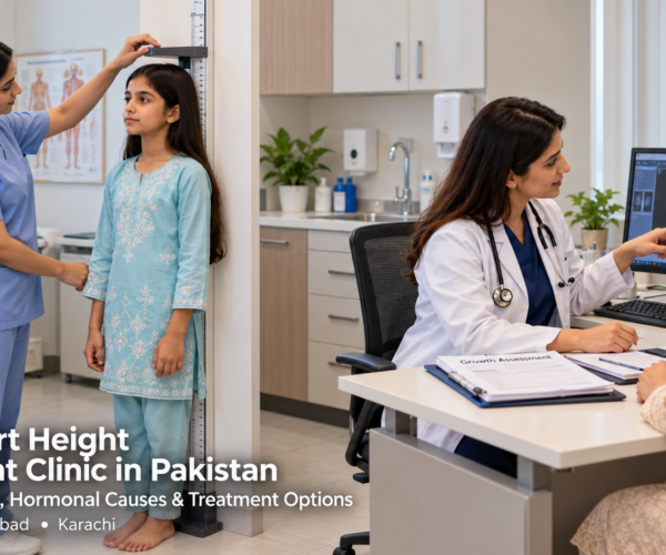 Best Short Height Treatment Clinic in Pakistan, Causes of Slow Growth, Hormonal Investigations and Treatment Options in Lahore, Islamabad and Karachi