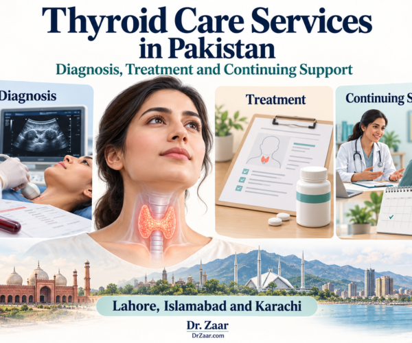 Thyroid Care Services in Pakistan, Diagnosis, Treatment and Continuing Support in Lahore, Islamabad and Karachi